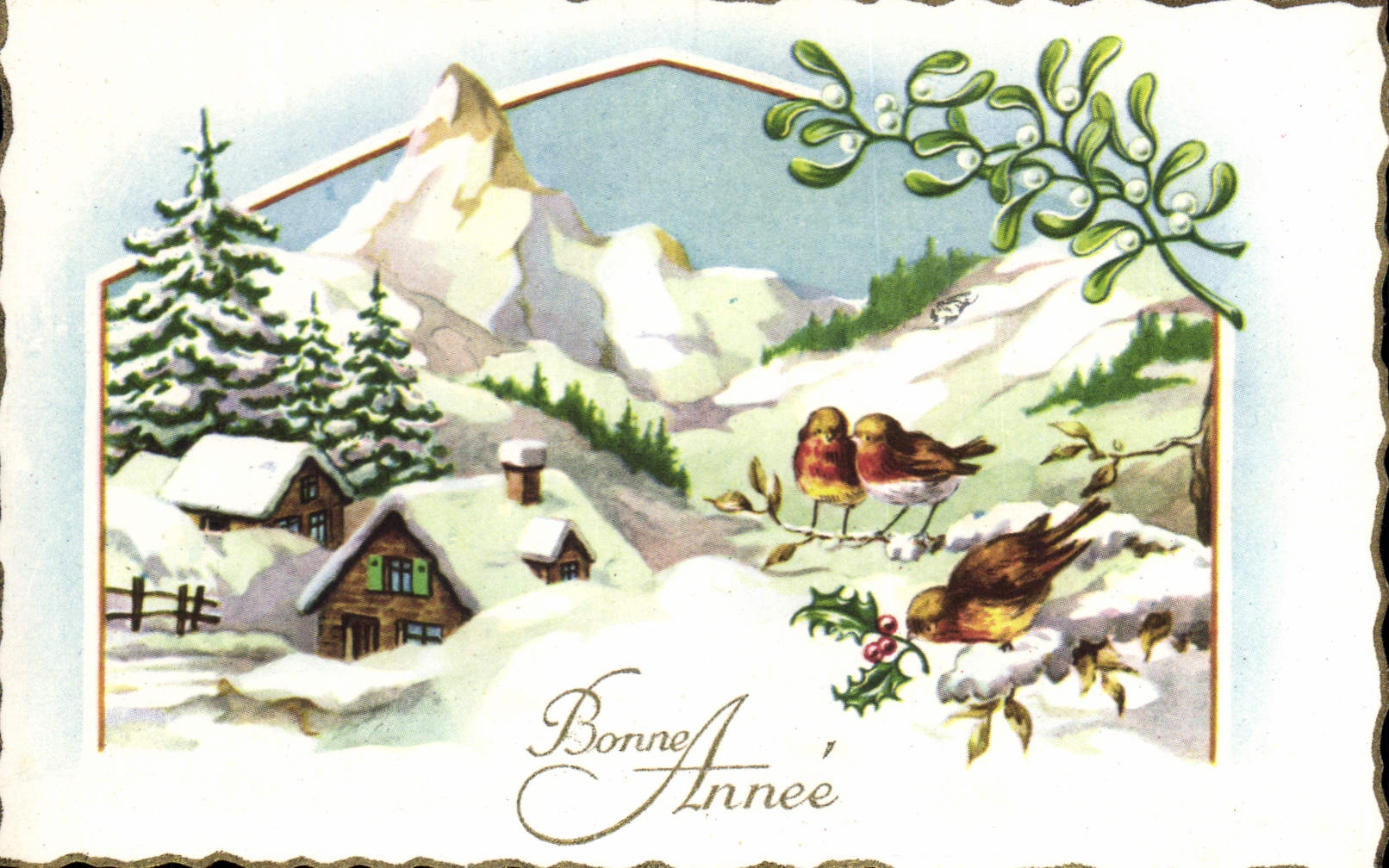 CPA Bonne Annee 