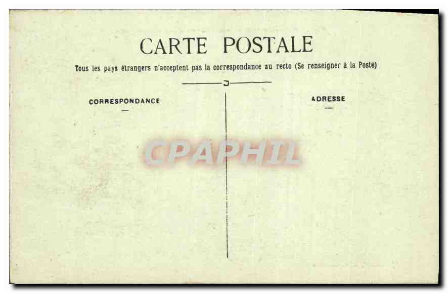 CPA Orleans Hotel de Ville ou Hotel Groslot  — Rückseite