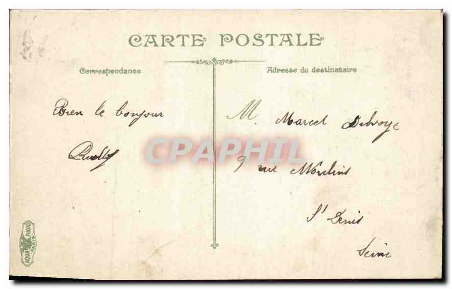 CPA Environs de Havre Sainte Adresse Le Pain de Sucre  — Rückseite
