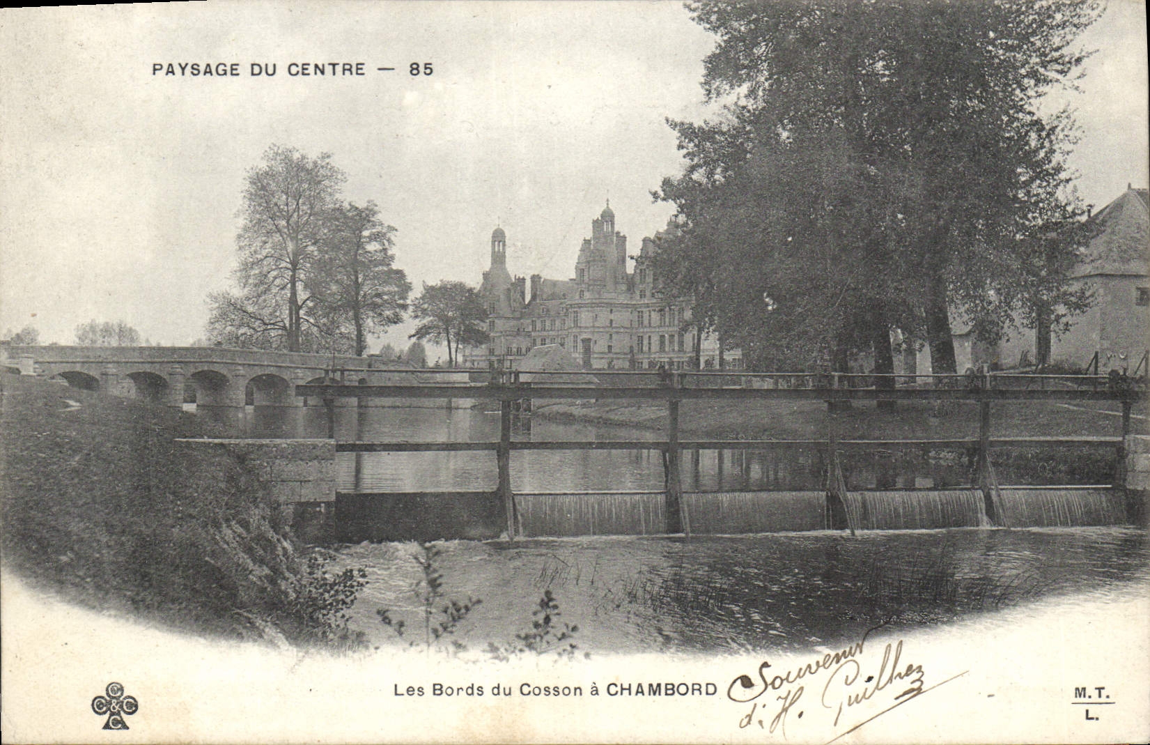 CPA Les Bords du Cosson a Chambord 
