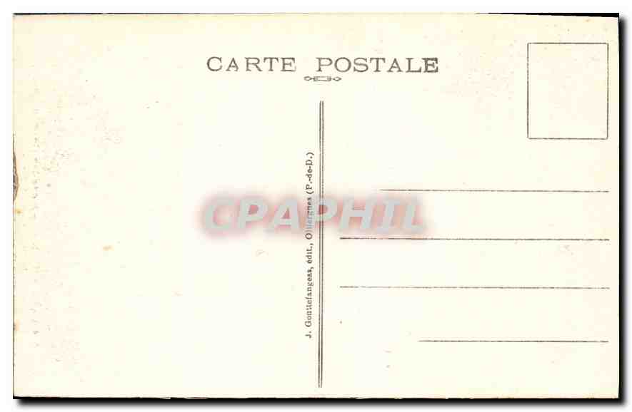 Vichy — Bassin des Cygnes — Dans les Grands Parcs — G. d'O. n° 78 — Rückseite