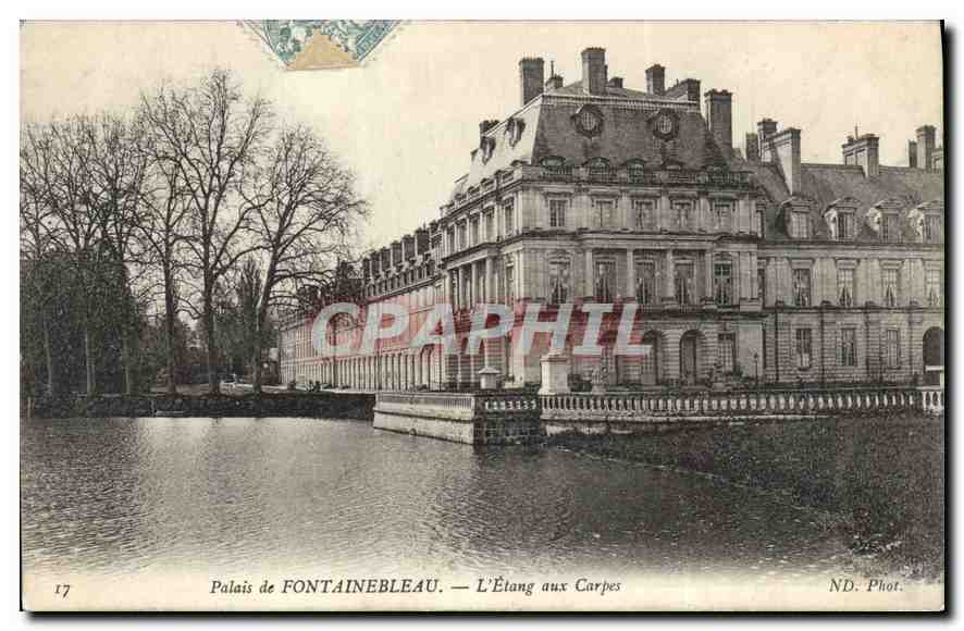 Palais de FONTAINEBLEAU — L'Étang aux Carpes — ND. Phot.