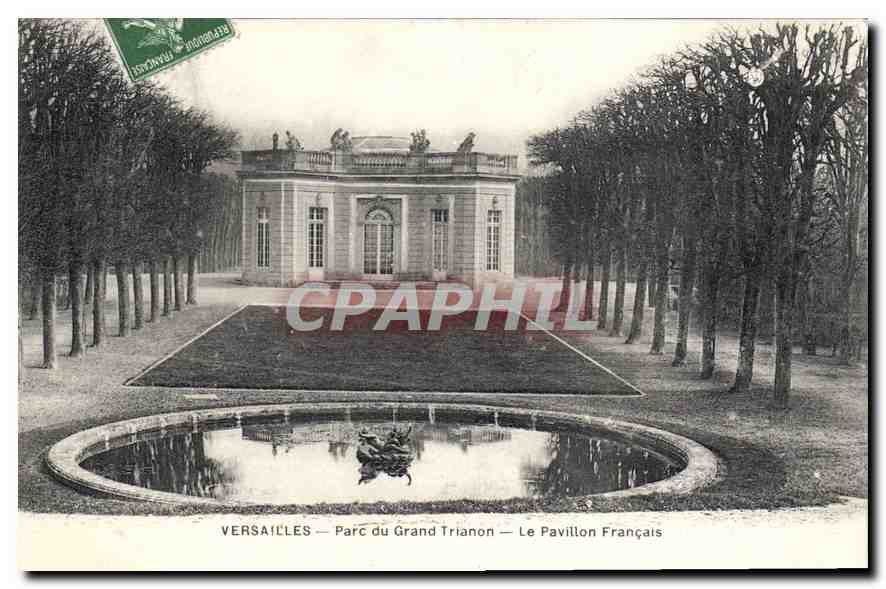 CPA Versailles Parc du Grand Trianon Le Pavillon Francais 