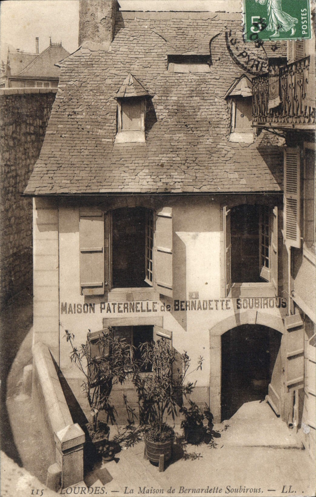 CPA Lourdes La Maison de Bernadette Soubirous 