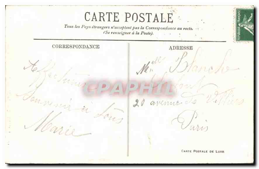 CPA Lourdes La Maison de Bernadette Soubirous  — Rückseite