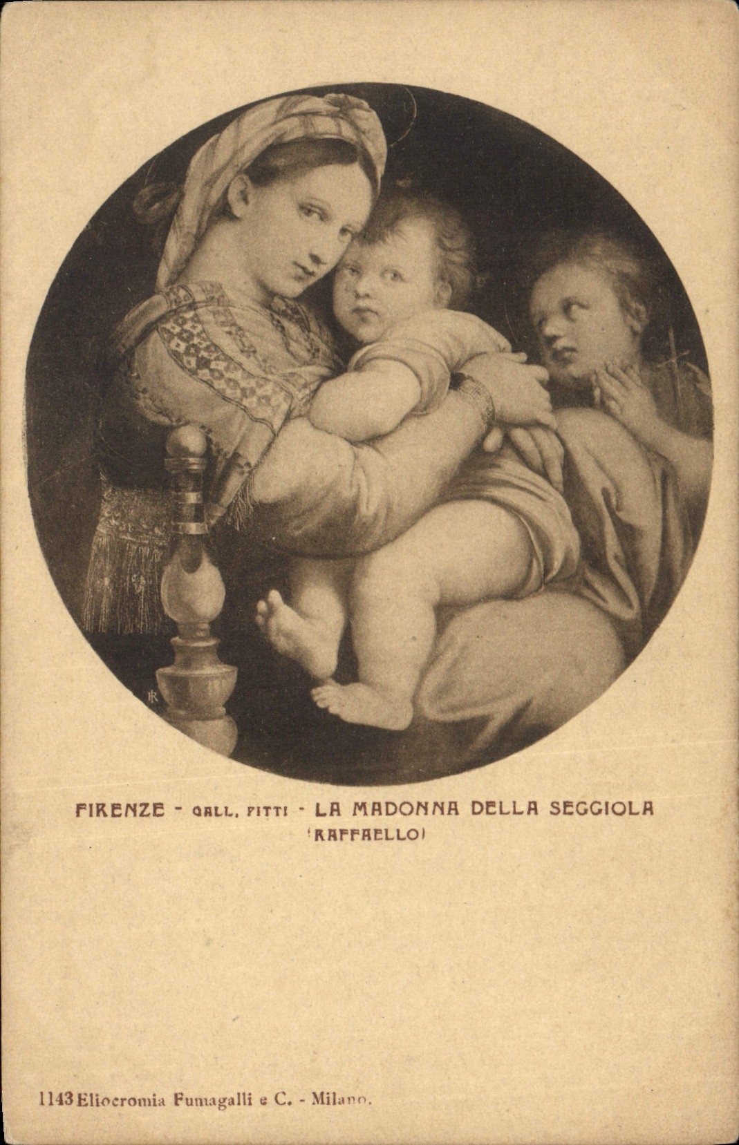CPA Firenze La Madonna della Seggiola 