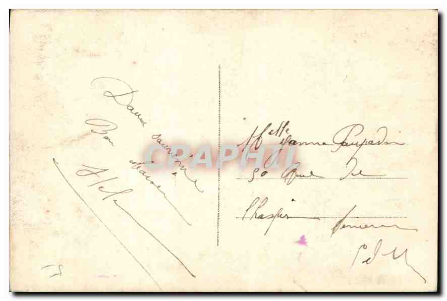 Gekleurde pinks — Gelukkige verjaardag — Dix Paris 1143/4 — Achterkant