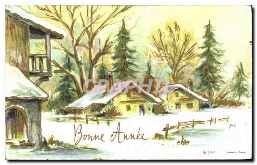 CPA Bonne Annee 