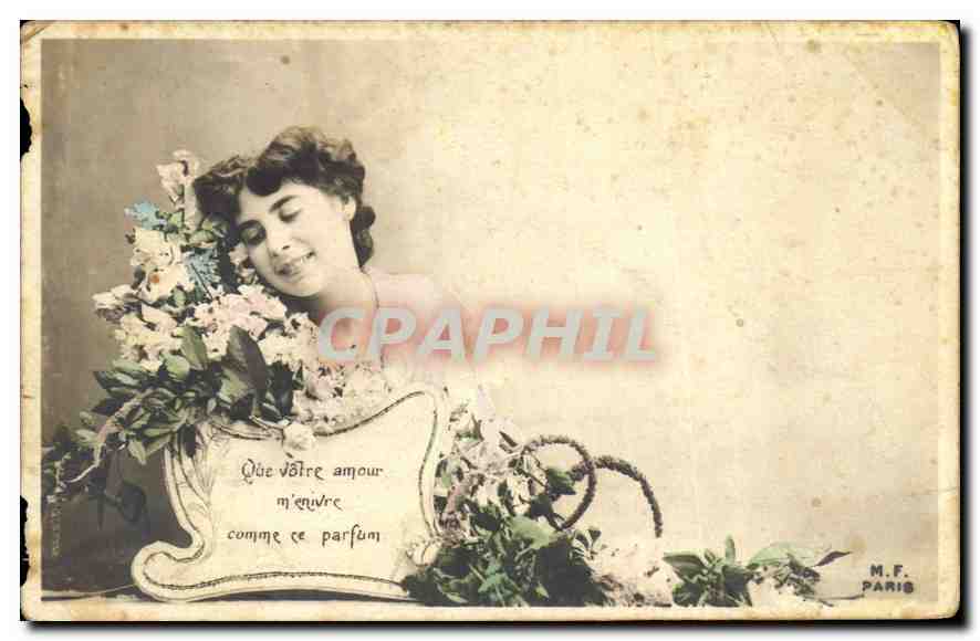 CPA Fantaisie Femme