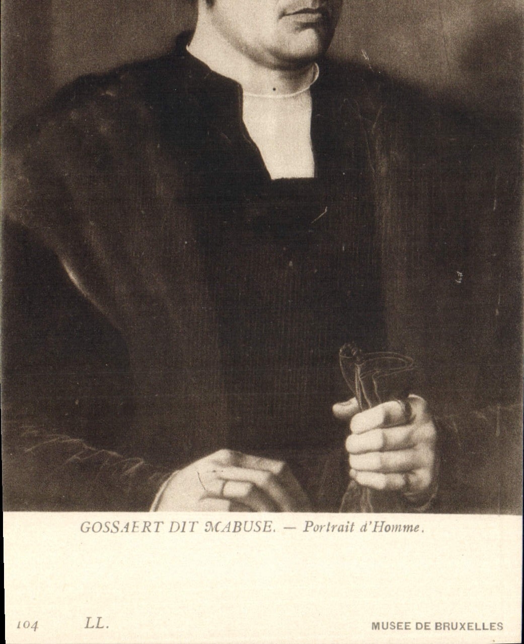 CPA Gossaert dit Mabuse Portrait d'Homme 