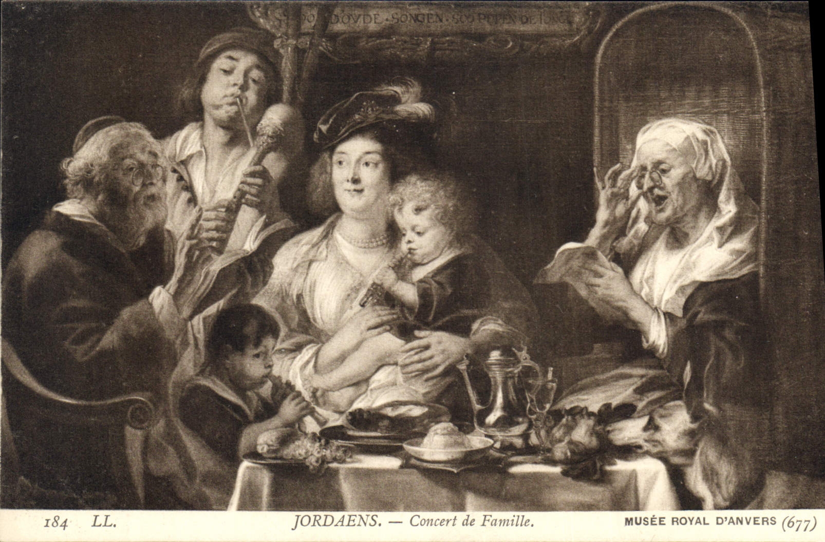 CPA Jordaens Concert de Famille 
