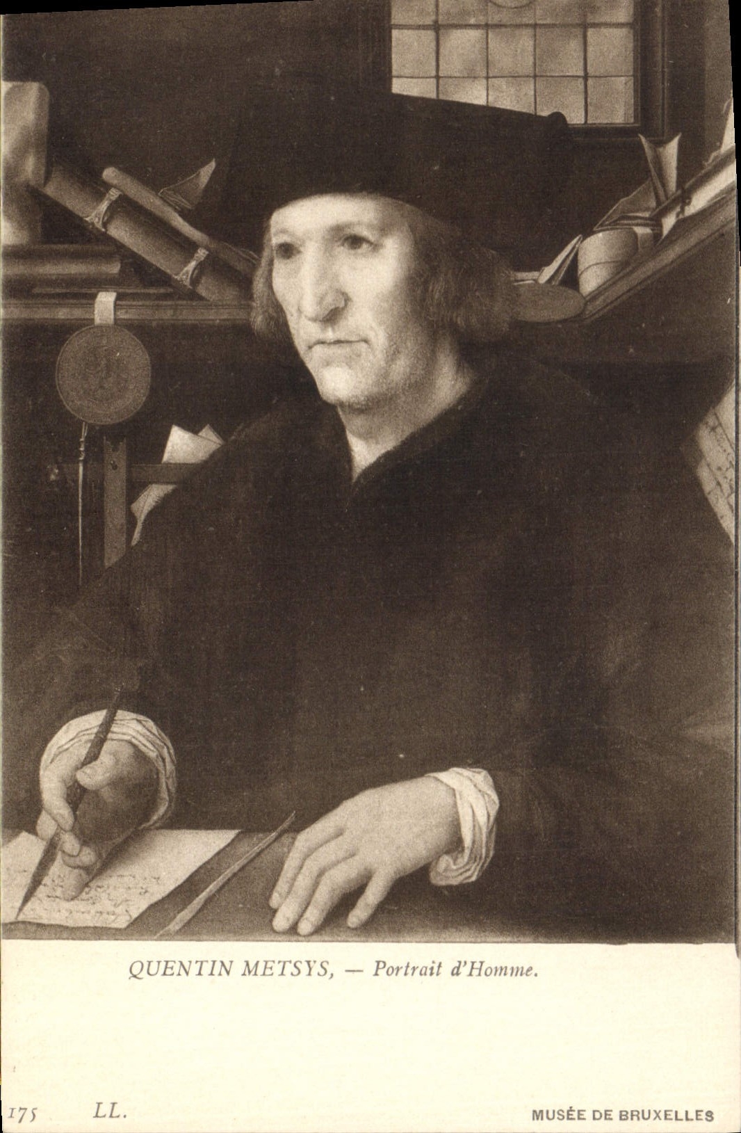 Quentin Metsys — Portrait d'Homme — Musée de Bruxelles, n° 175