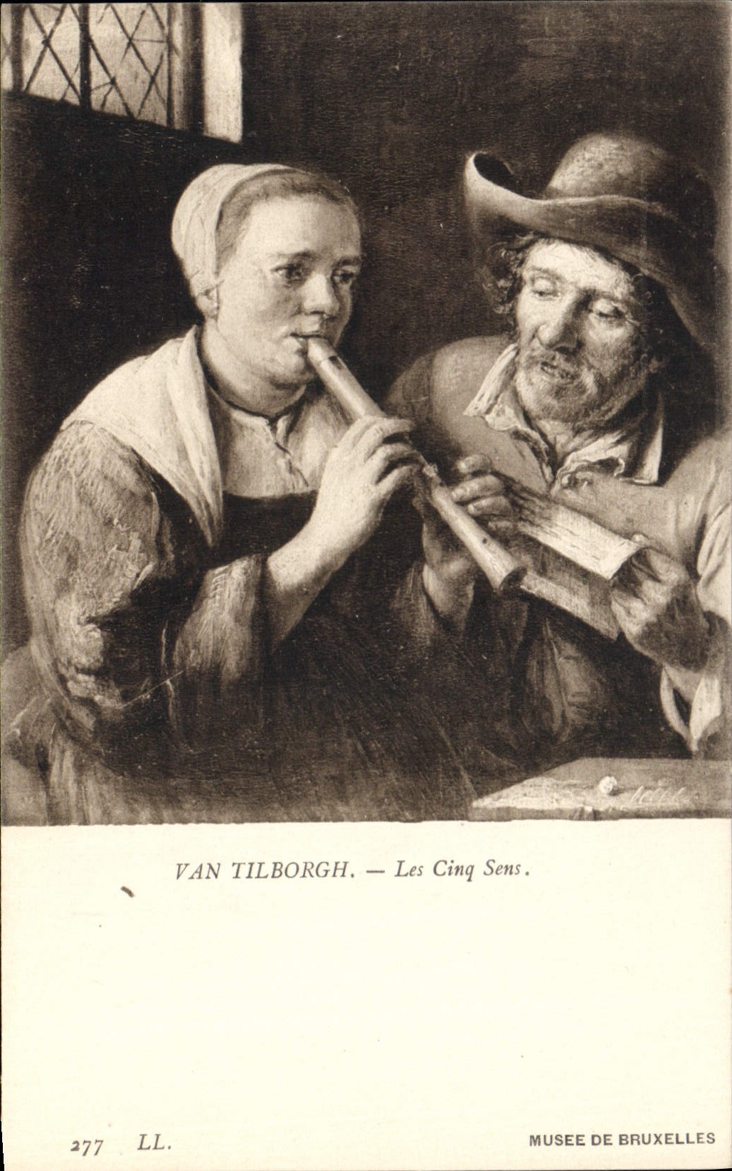 Van Tilborgh — Les Cinq Sens — Musée de Bruxelles, n° 277 LL