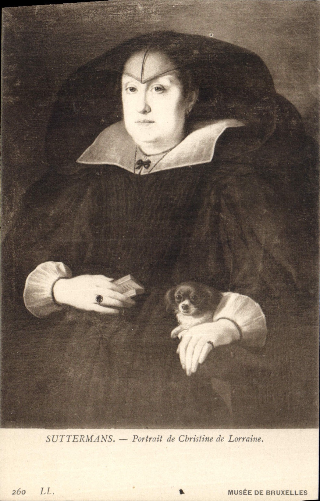 Portrait de Christine de Lorraine — Suttermans — Musée de Bruxelles