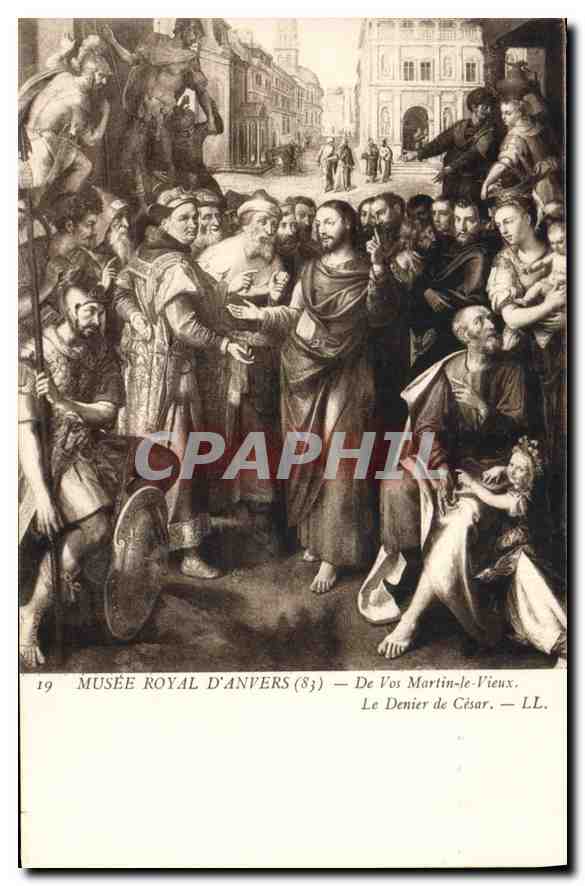 CPA Musee Royal d'Anvers De Vos Martin le Vieux 