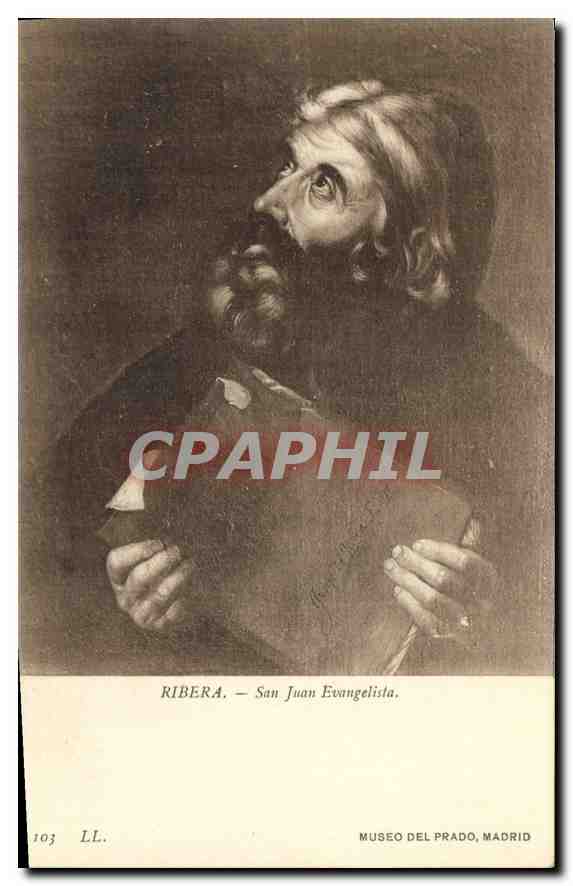 CPA Ribera San Jaun Evangelista Museo del Prado Madrid 