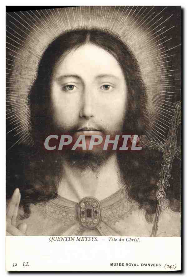 CPA Quentin Metsys Tete du Christ Musee Royal d'Anvers 
