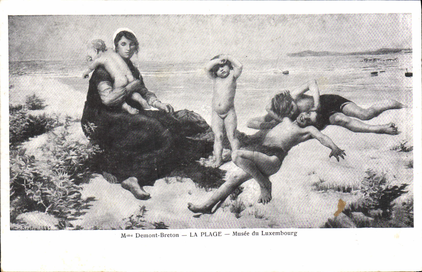 CPA Demont Breton La Plage Musee de Luxembourg 