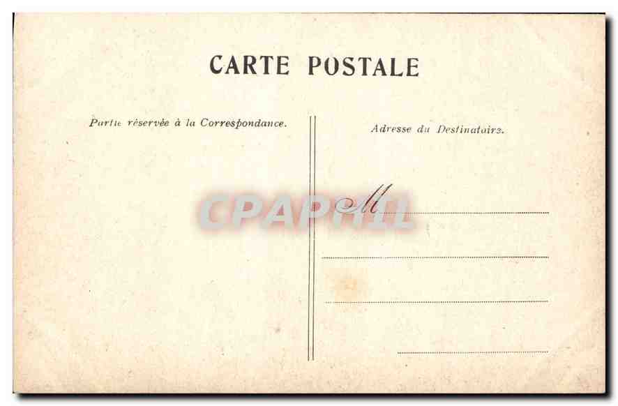 CPA La Cruche Cassee Musee du Louvre  — Verso
