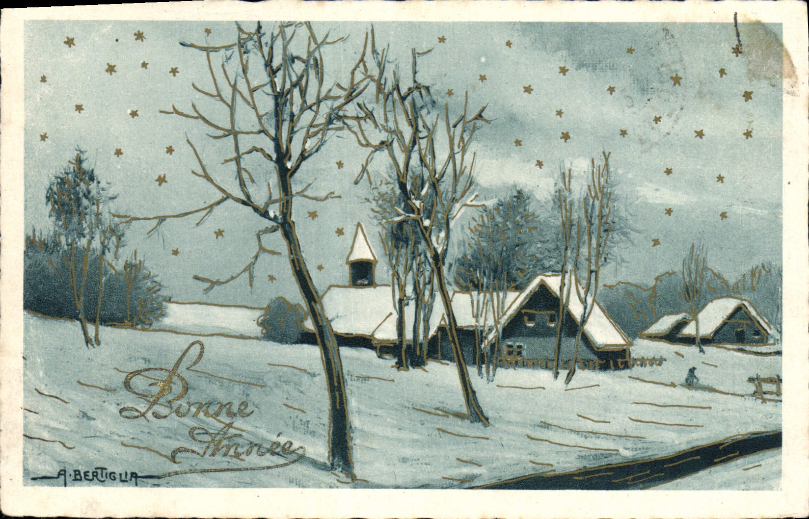 CPA Bonne Annee 