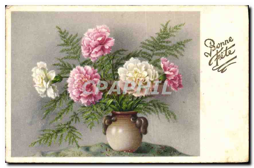 CPA Bonne Fete Fleurs