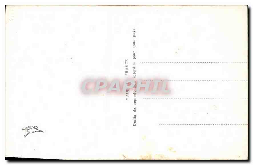 Enfant avec panier de fleurs — dans un cadre en forme de sabot — éditeur inconnu, n° 708 — Verso