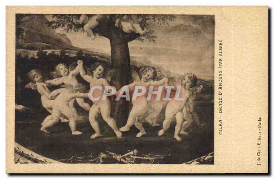 CPA Milan Danse d'Amours Par Albani 