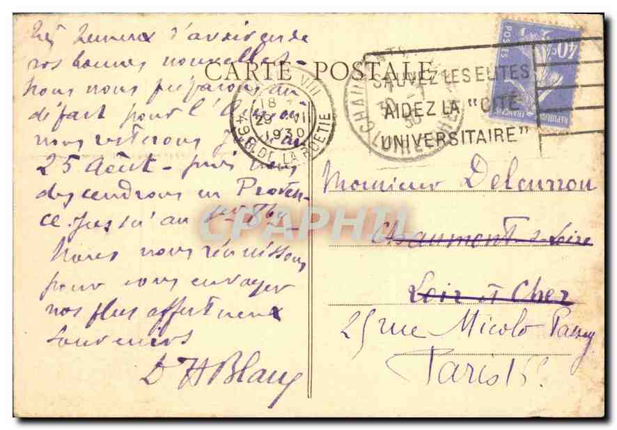 CPA Musee du Louvre Pelerins de la Mecque Collection Chantereau  — Verso