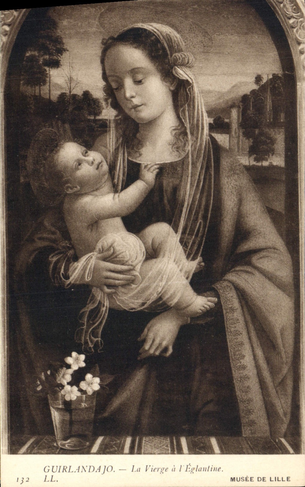 La Vierge à l'Églantine — Guirlandajo — Musée de Lille