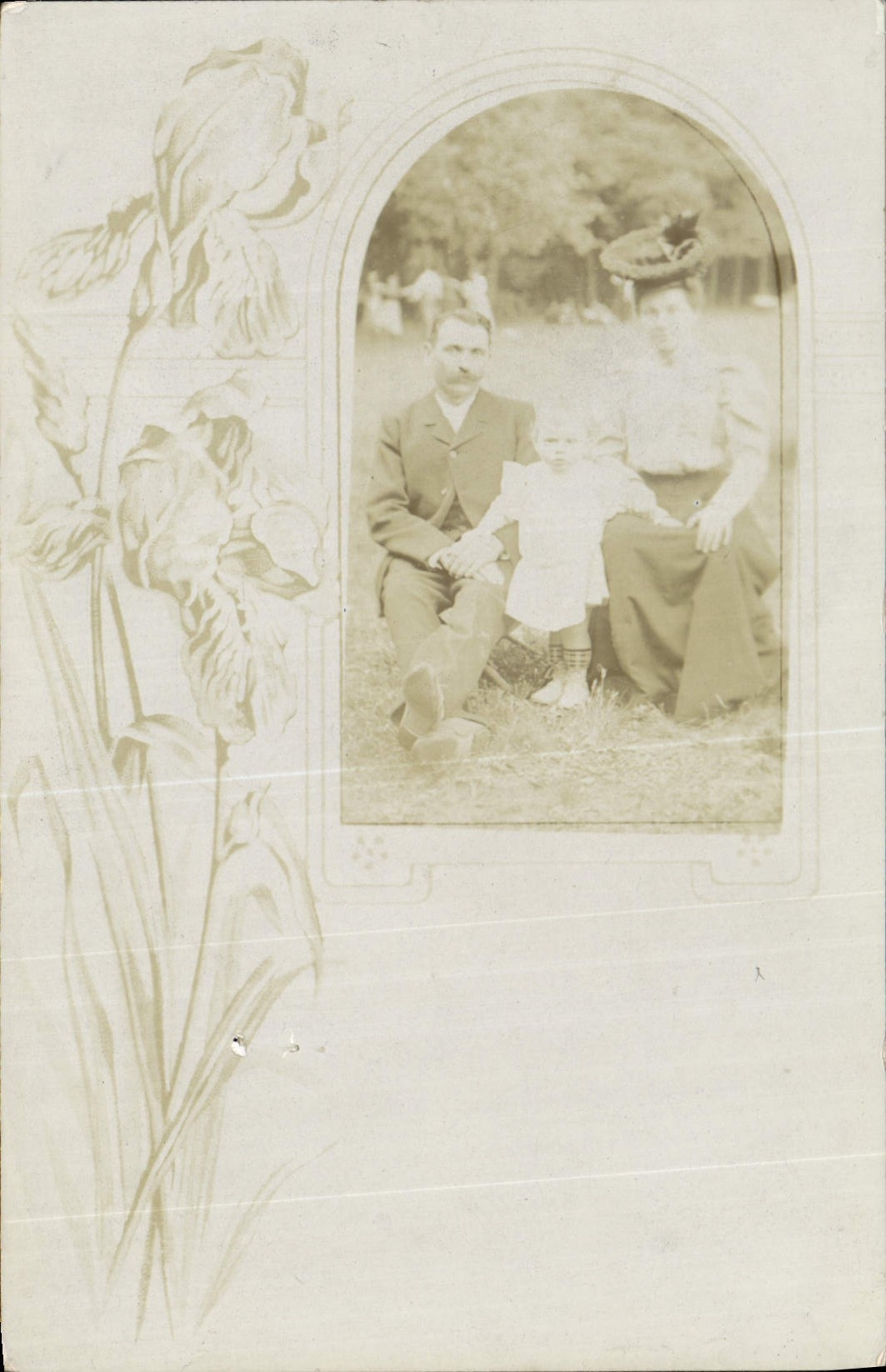 CARTE PHOTO Femme
