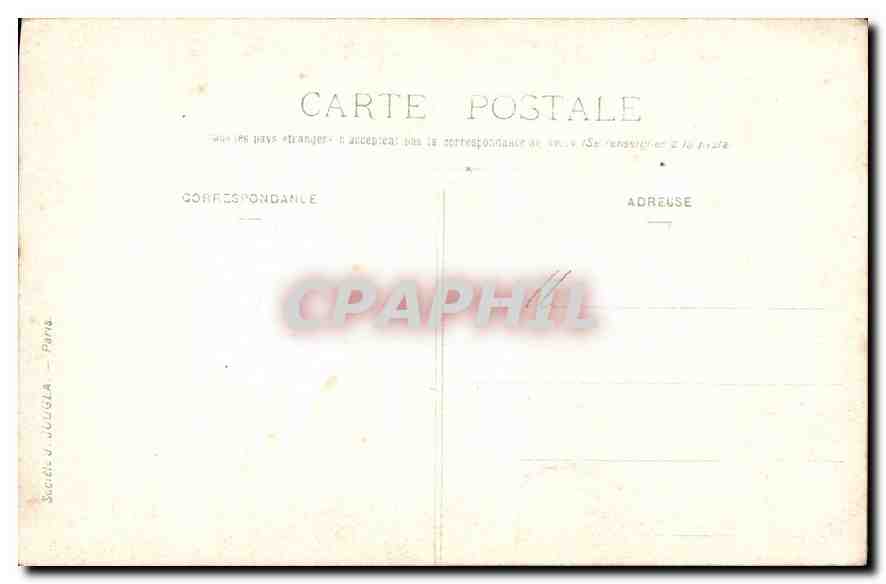 CARTE PHOTO Femme — Verso