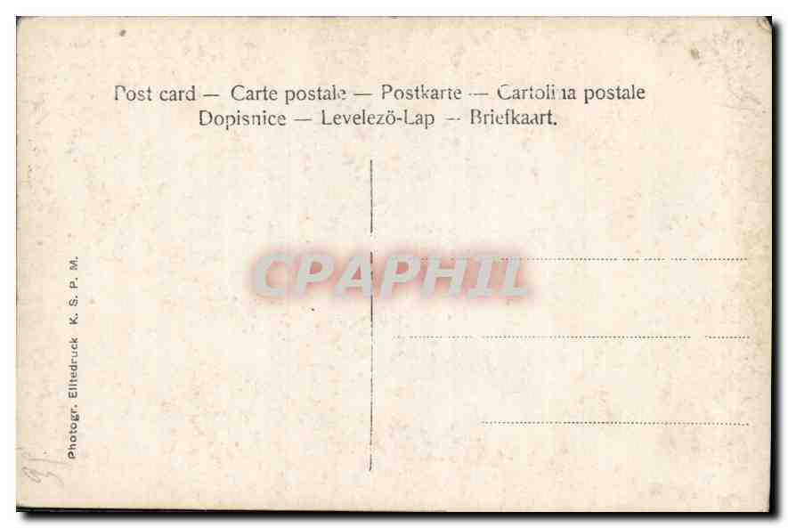 CPA Arbre — Verso
