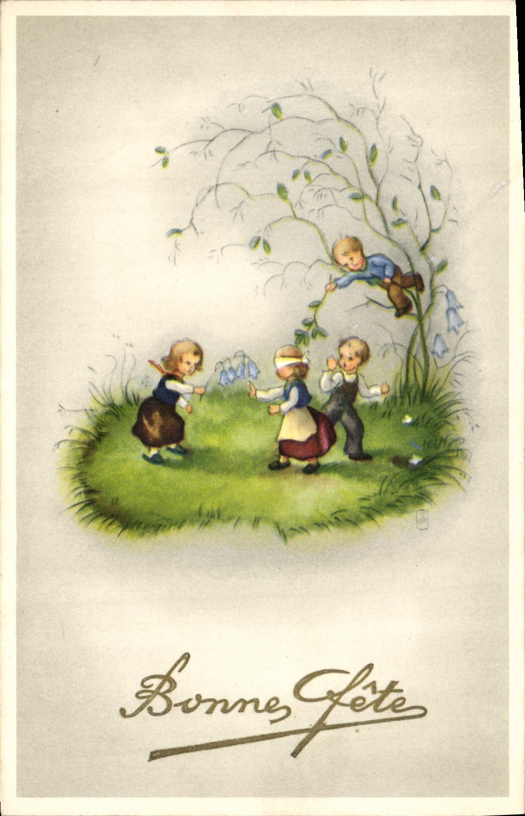 CPA Bonne Fete Enfants