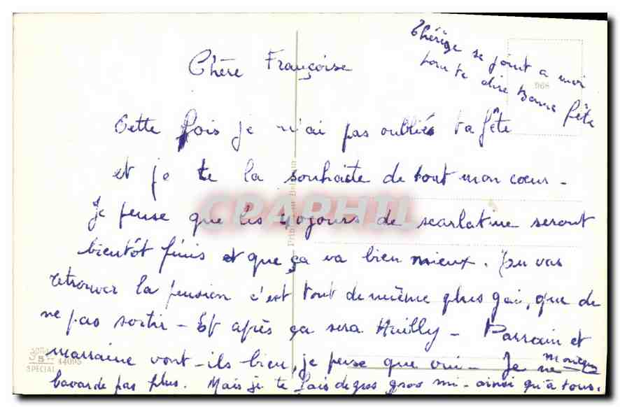 CPA Bonne Fete Enfants — Rückseite