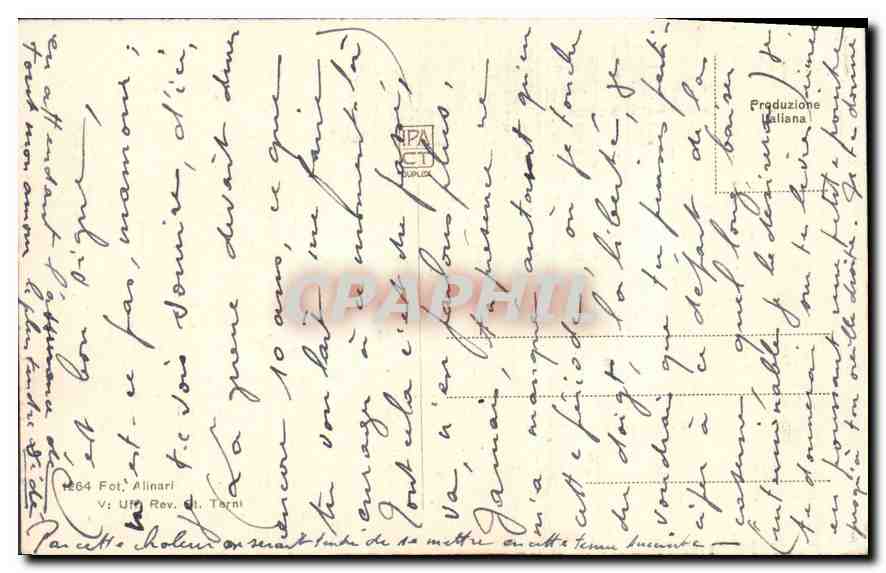 CPA Les amours de Paris et d'Helene — Verso