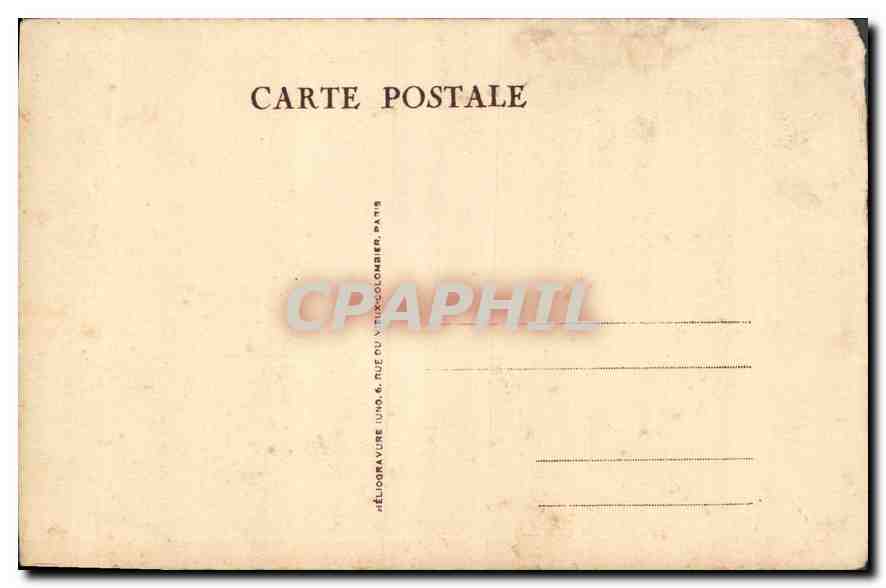 CPA Portrait authenique de Monseigneur de Marion Brezilhac Fondateur des Missions africaines de Lyon — Verso
