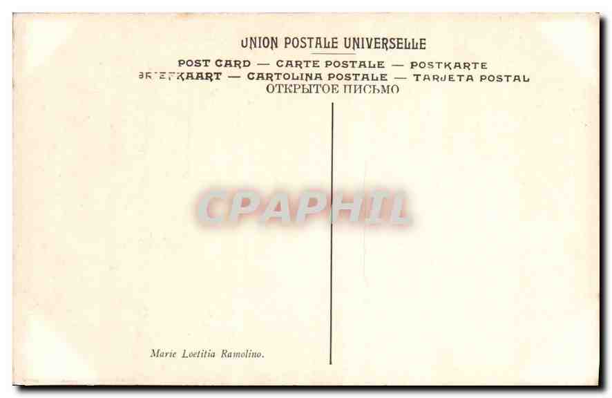 Marie Lattitia Ramolino, Madame Mère — Museum of Versailles — Gérard, no. 183 — Back