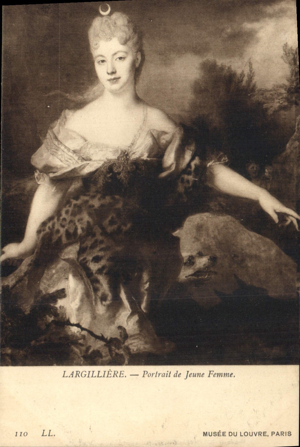 CPA Largilliere Portrait de Jeune Femme 