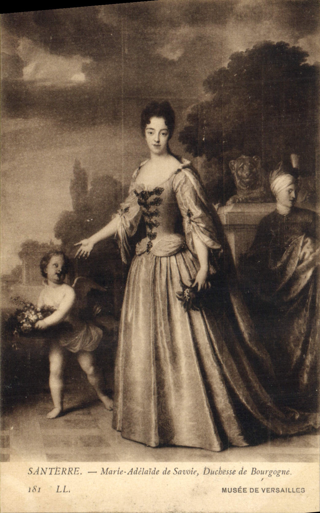 Marie-Adélaïde de Savoie, Duchesse de Bourgogne — Musée de Versailles — édition Santerre, n° 181 LL