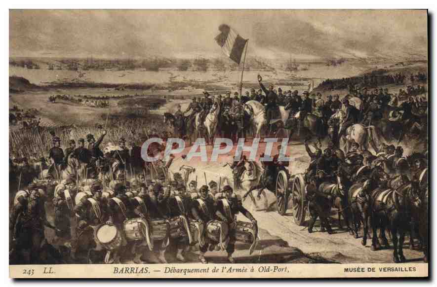 Barrilas — Débarquement de l'Armée à Old-Port — Musée de Versailles