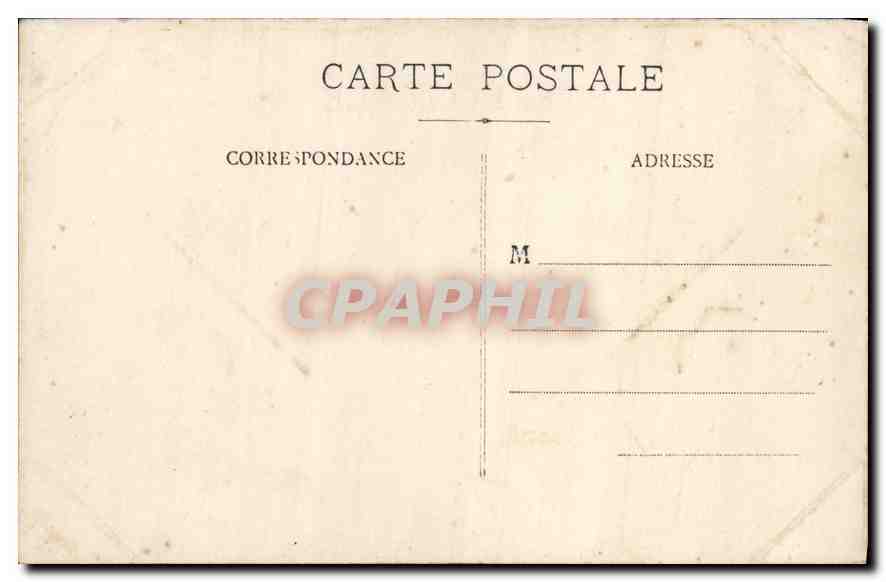 CARTE PHOTO Enfant Femme — Verso