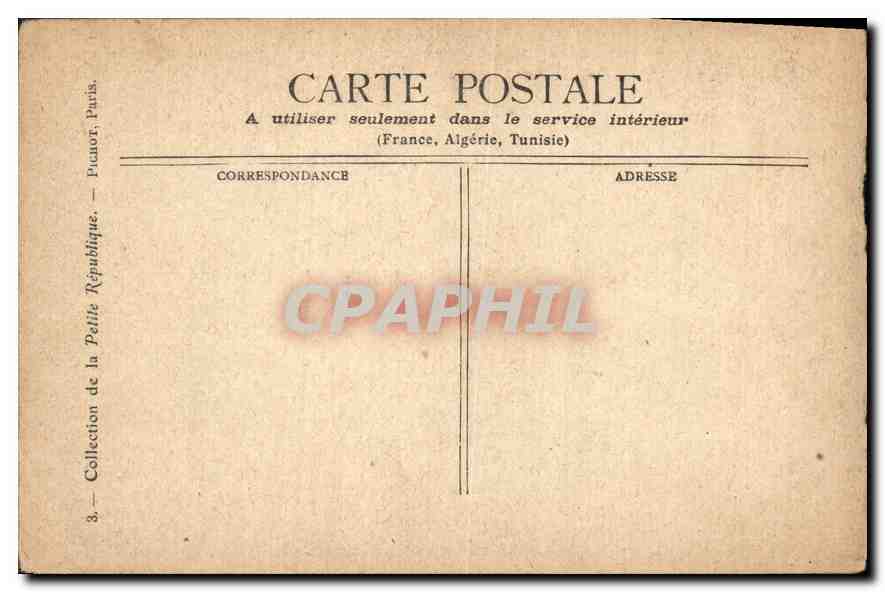 CPA Combesy — Verso