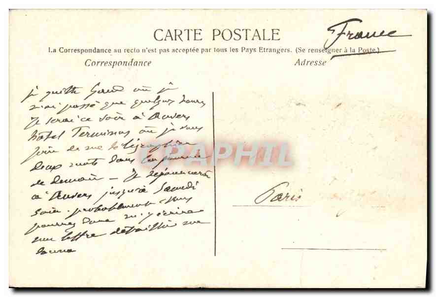 CPA Musee de Gand Liemackere Couronnement de la Ste Vierge  — Rückseite