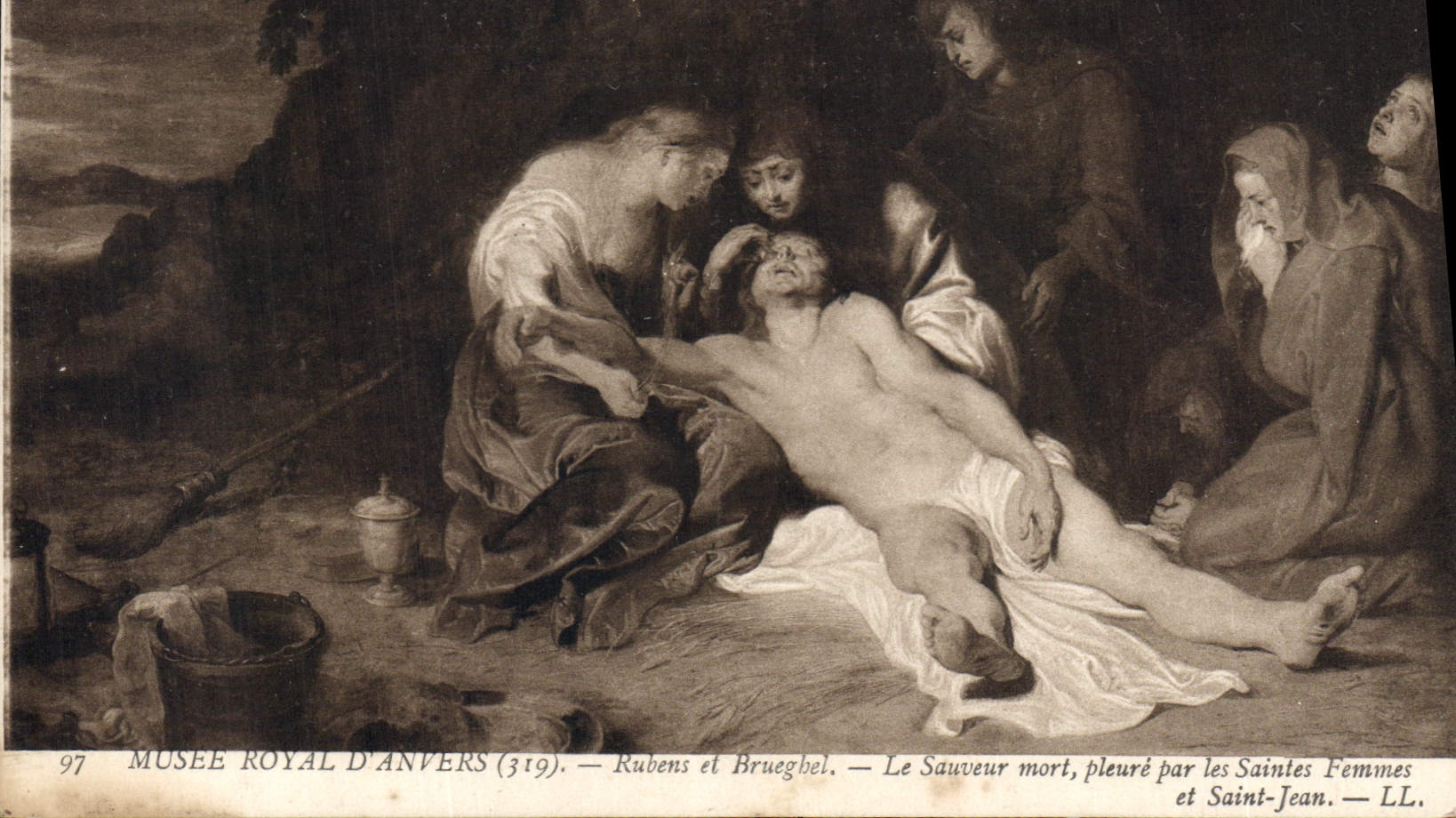 Le Sauveur mort, pleuré par les Saintes Femmes — Rubens et Bruegel — Musée Royal d'Anvers (319)