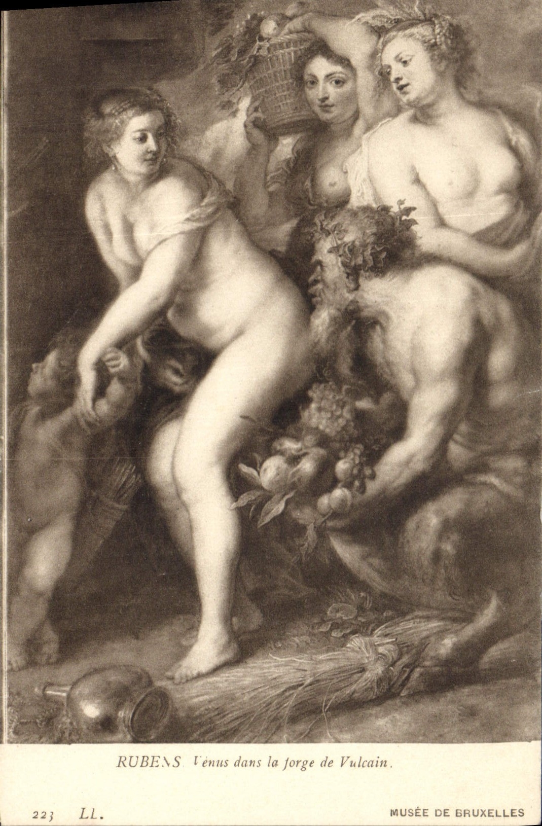 Vénus dans la forge de Vulcain — Rubens — Musée de Bruxelles, n° 223 LL