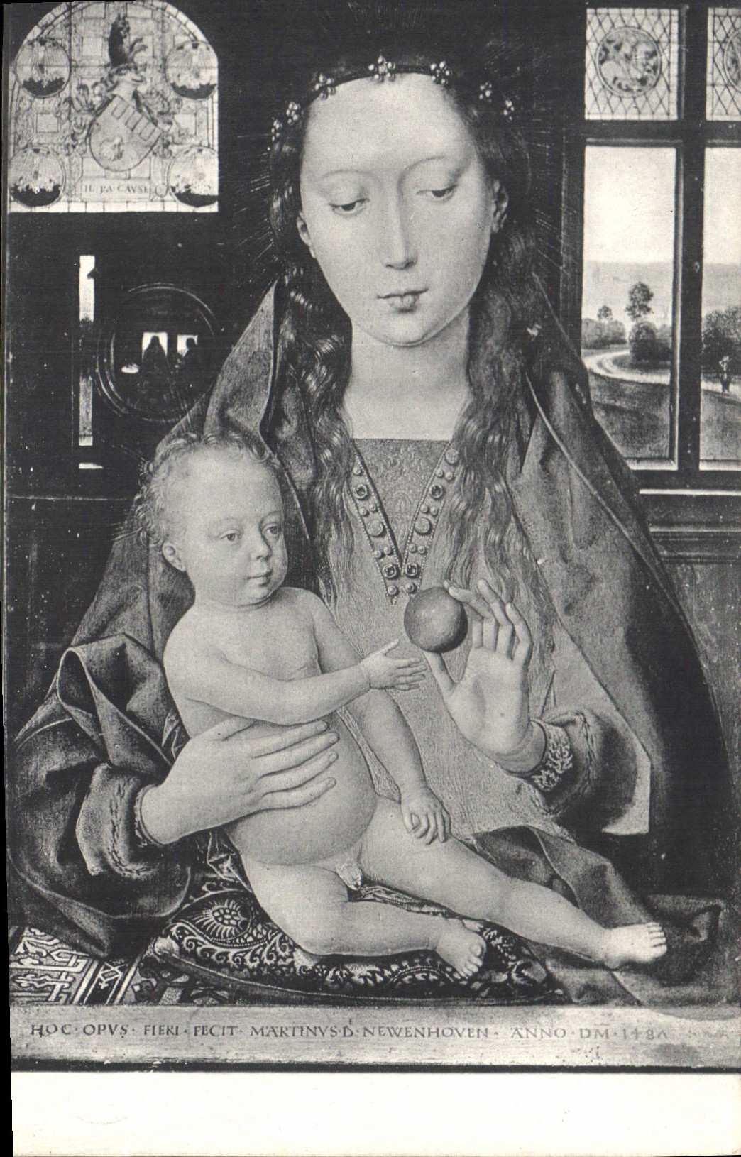 Vierge avec l'Enfant — Diptyque de Hans Memling — Musée de l'Hôpital St-Jean, Bruges