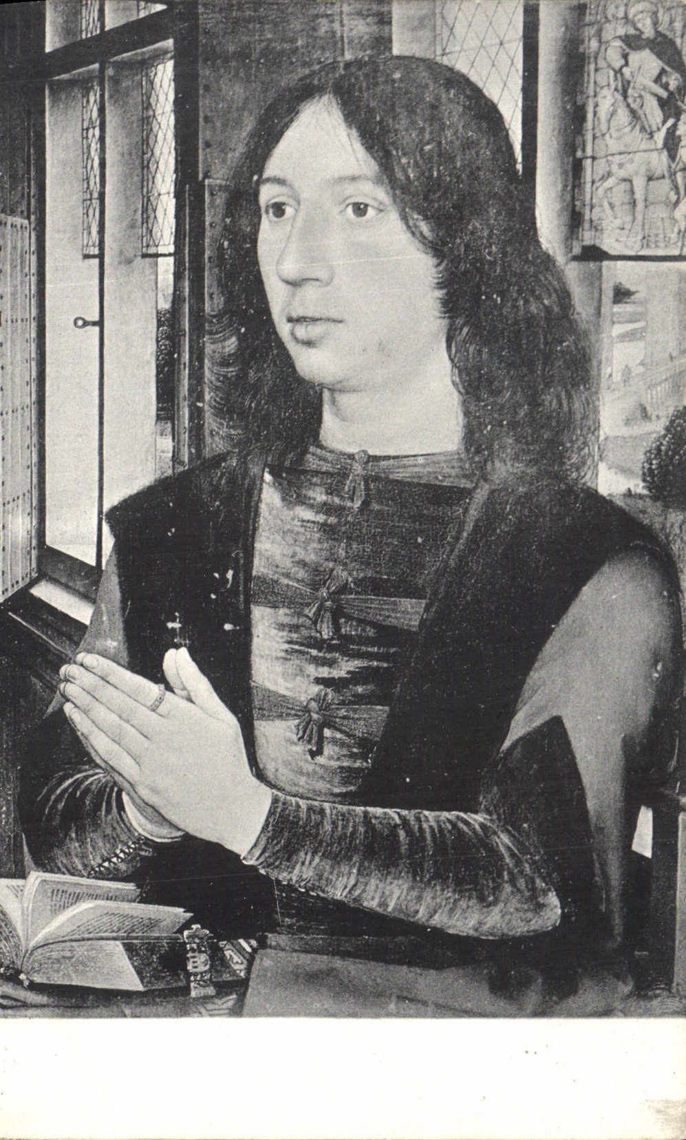 Porträt des Spenders Martin van Nieuwenhove — Museum des Krankenhauses Saint-Jean — Serie 11 N. 1013