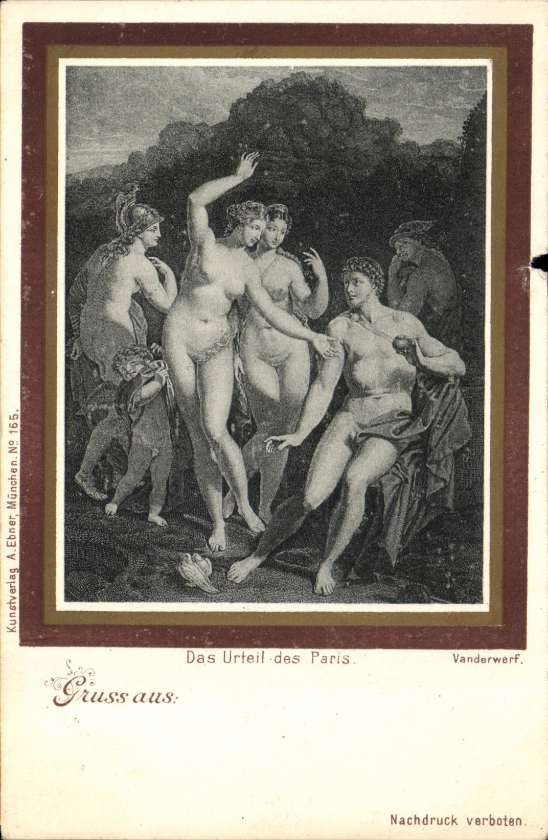 CPA Das Urteil des Paris Gruss aus 