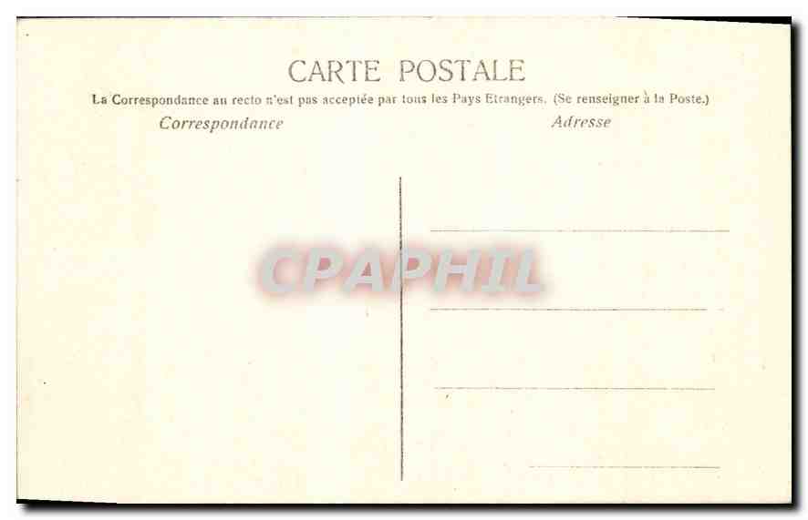 CPA Musee de Gand La Lecon de Harpe  — Verso