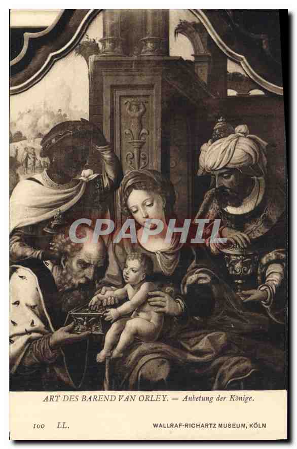 CPA Art des Barend van Orley Antetung der Konige Wallraf Richartz Museum Koln 